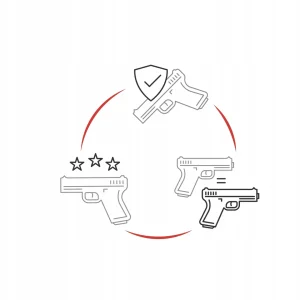 ASG PISTOLET BROŃ NA KULKI REPLIKA KARABIN METAL