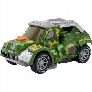 Auto Robot Zabawka Dinozaur - Zaśmieca Parą Samochód 2w1