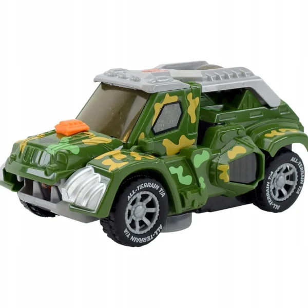 Auto Robot Zabawka Dinozaur - Zaśmieca Parą Samochód 2w1