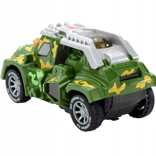 Auto Robot Zabawka Dinozaur - Zaśmieca Parą Samochód 2w1