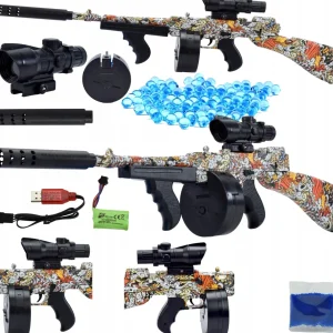 AUTOMAT KARABIN MASZYNOWY NA KULKI ŻELOWE PISTOLET