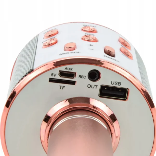Bezprzewodowy Mikrofon Głośnik Bluetooth Karaoke