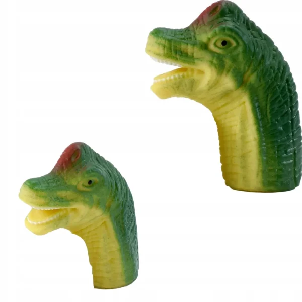 DINOZAURY SENSORYCZNE PACYNKI GUMOWE FIGURKI NA PALCE ZABAWKI DLA DZIECI