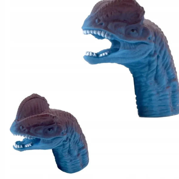 DINOZAURY SENSORYCZNE PACYNKI GUMOWE FIGURKI NA PALCE ZABAWKI DLA DZIECI
