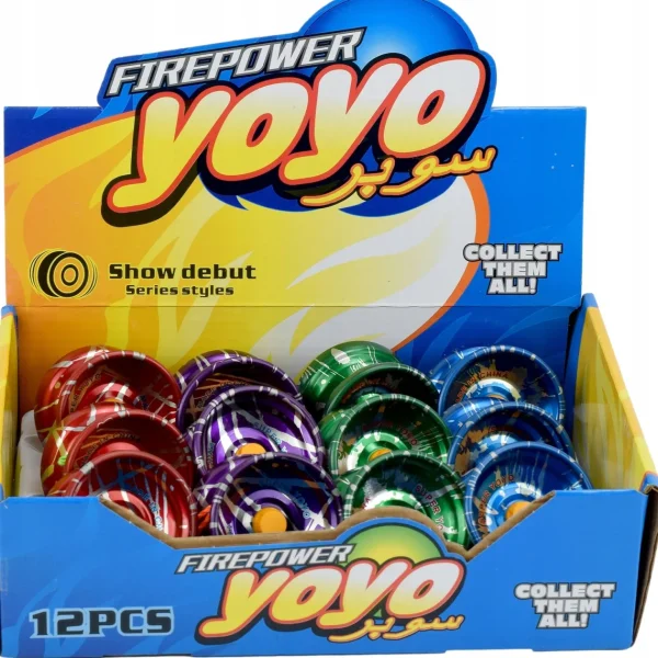 JOJO METALOWE KOLOROWE SZNUREK YOYO ZABAWKA GRA ZRĘCZNOŚCIOWA 1SZT