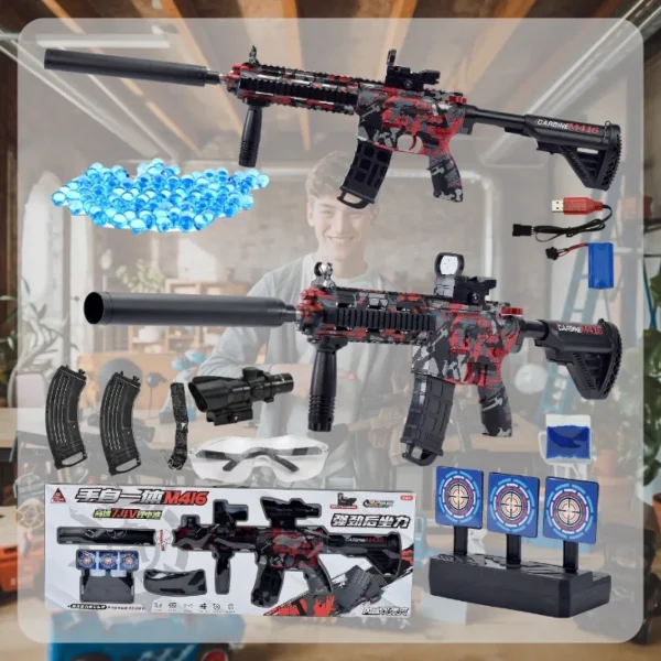 KARABIN AUTOMAT KULKI ŻELOWE PISTOLET ORBEEZ M416