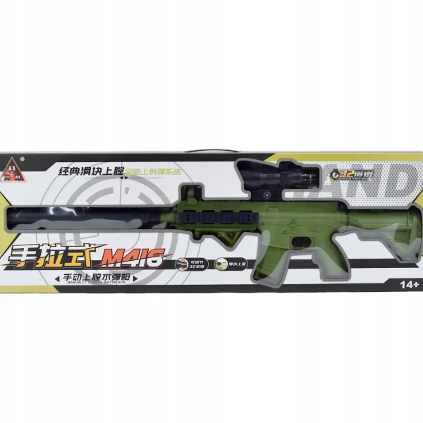 KARABIN AUTOMAT KULKI ŻELOWE PISTOLET ORBEEZ M416 H66D