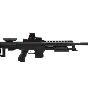 Karabin Laserowy Pistolet ASG z Tłumikiem na Kulki