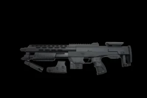 Karabin Laserowy Pistolet ASG z Tłumikiem na Kulki