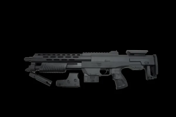 Karabin Laserowy Pistolet ASG z Tłumikiem na Kulki