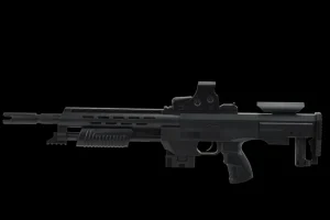Karabin Laserowy Pistolet ASG z Tłumikiem na Kulki