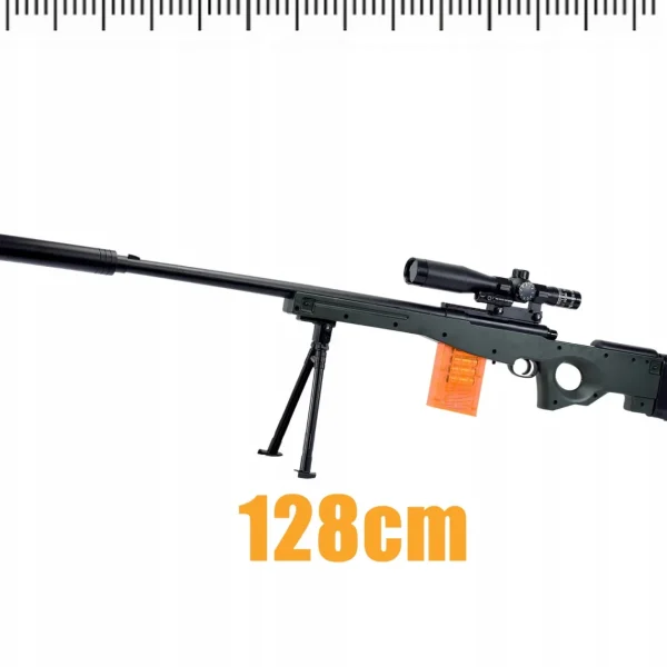 KARABIN NA STRZAŁKI GIGANT 128cm SNAJPER PISTOLET