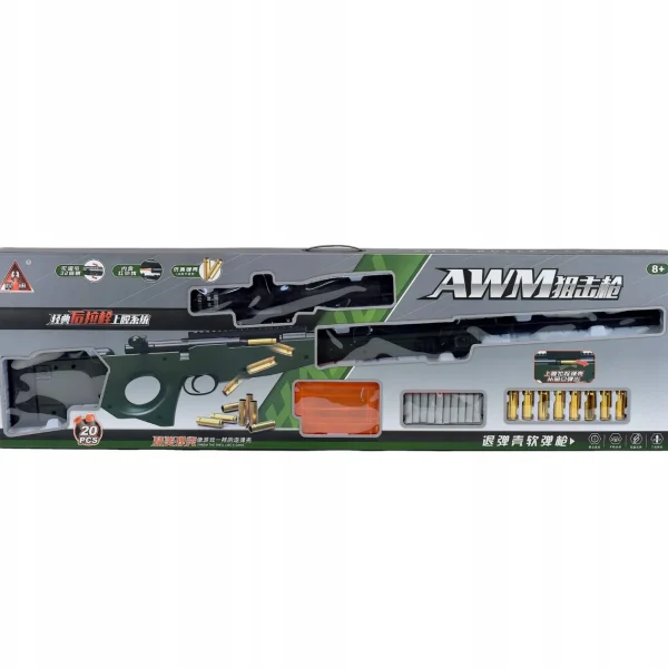 KARABIN NA STRZAŁKI GIGANT 128cm SNAJPER PISTOLET