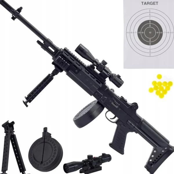 KARABIN PISTOLET CELOWNIK LASEROWY ASG NA KULKI BB 6mm