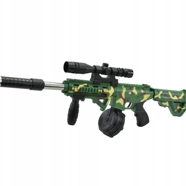 KARABIN PISTOLET NA KULKI MASZYNOWY ASG LASER 68cm