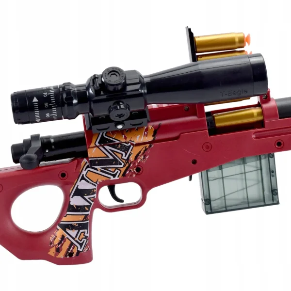 KARABIN PISTOLET SNAJPERKA SNAJPER STRZAŁKI ŁUSKI