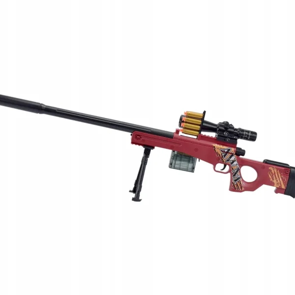KARABIN PISTOLET SNAJPERKA SNAJPER STRZAŁKI ŁUSKI