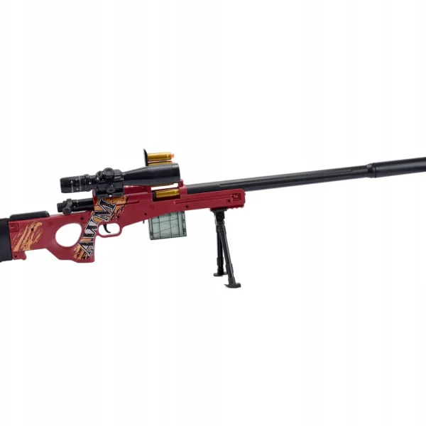 KARABIN PISTOLET SNAJPERKA SNAJPER STRZAŁKI ŁUSKI