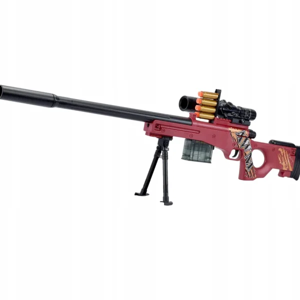 KARABIN PISTOLET SNAJPERKA SNAJPER STRZAŁKI ŁUSKI