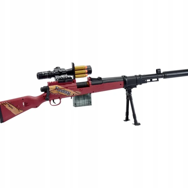 KARABIN PISTOLET SNAJPERKA SNAJPER STRZAŁKI ŁUSKI