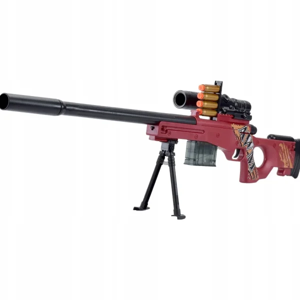 KARABIN PISTOLET SNAJPERKA SNAJPER STRZAŁKI ŁUSKI