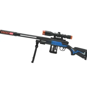 Karabin Pistolet z Symulacją Dźwięku, Świeceniem i Wibracjami