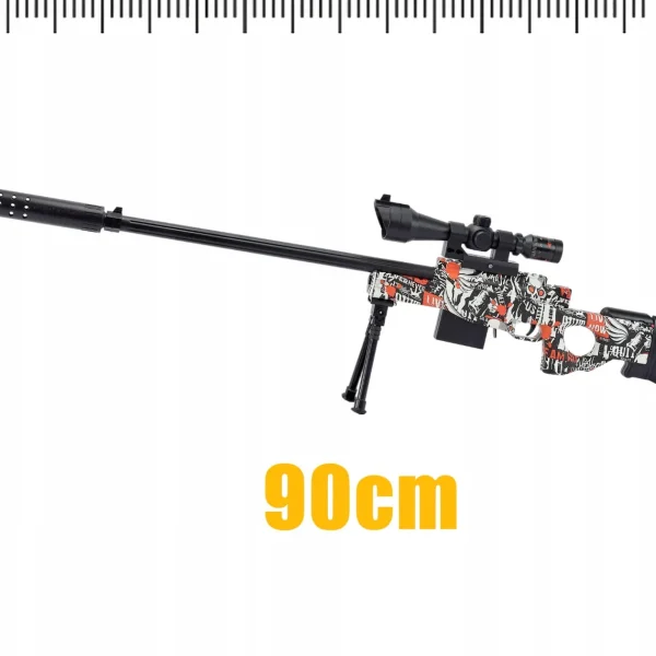 KARABIN SNAJPERKA LUNETA NA KULKI ŻELOWE PISTOLET