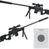 KARABIN SNAJPERKA NA KULKI 6mm LASER PISTOLET 87CM