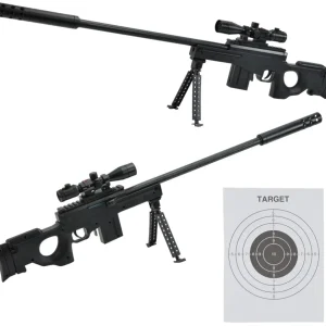 KARABIN SNAJPERKA NA KULKI 6mm LASER PISTOLET 87CM