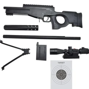 KARABIN SNAJPERKA NA KULKI 6mm LASER PISTOLET 87CM