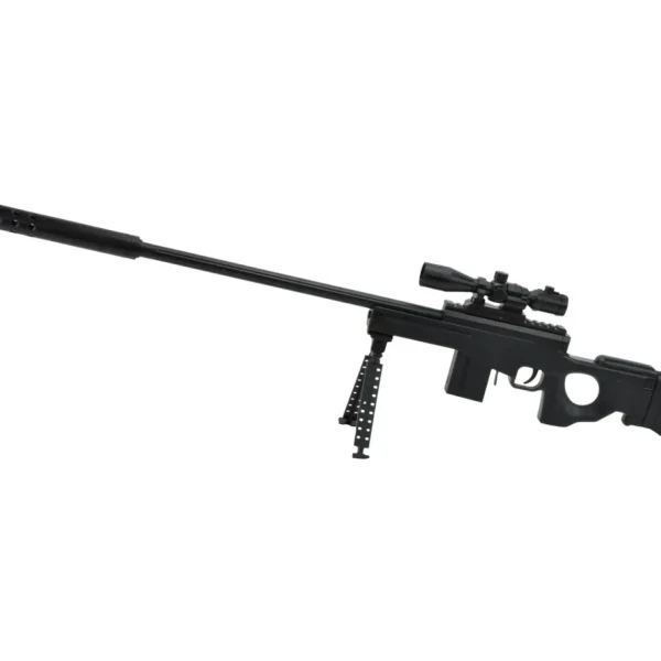 KARABIN SNAJPERKA NA KULKI 6mm LASER PISTOLET 87CM