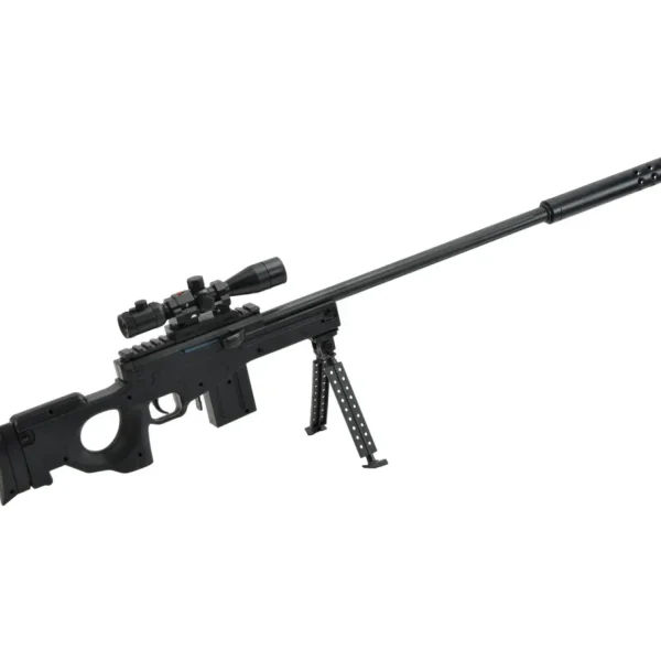 KARABIN SNAJPERKA NA KULKI 6mm LASER PISTOLET 87CM