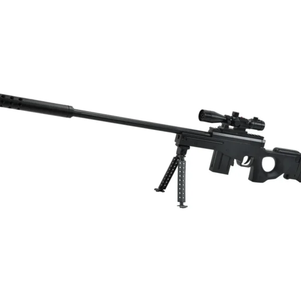 KARABIN SNAJPERKA NA KULKI 6mm LASER PISTOLET 87CM