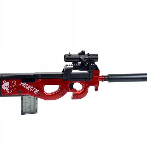 KARABIN STRZAŁKI BEZPIECZNY PISTOLET ŁUSKI TŁUMIK