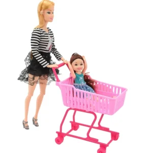 Lalka Barbie Mama i Zestaw Akcesoriów do Zakupów