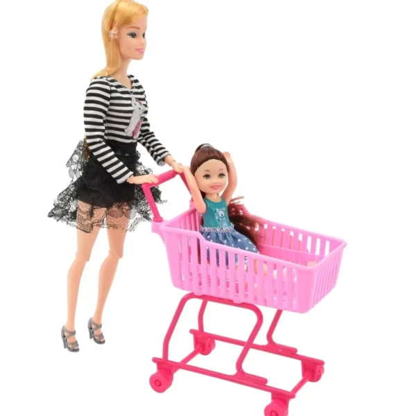 Lalka Barbie Mama i Zestaw Akcesoriów do Zakupów