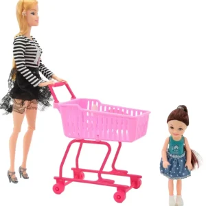 Lalka Barbie Mama i Zestaw Akcesoriów do Zakupów