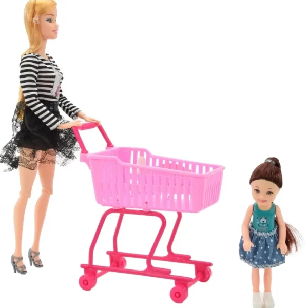 Lalka Barbie Mama i Zestaw Akcesoriów do Zakupów