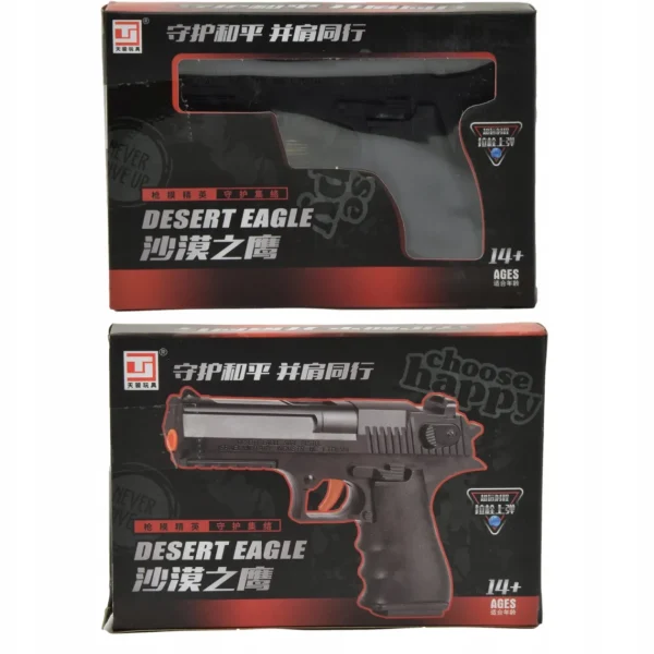 MINI PISTOLET KARABIN NA KULKI ŻELOWE DESERT EAGLE