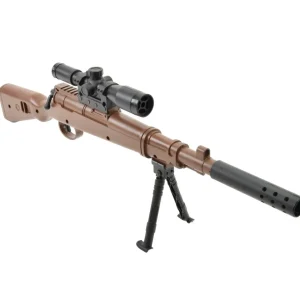 Mini98K Sniper Rifle - Zabawka dla Dzieci z Tłumikiem Mini Karabin na Kulki Żelowe