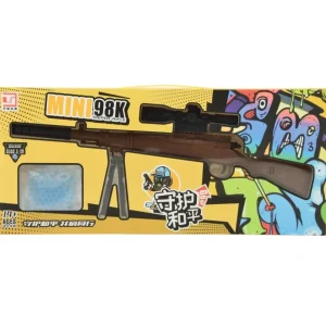 Mini98K Sniper Rifle - Zabawka dla Dzieci z Tłumikiem Mini Karabin na Kulki Żelowe