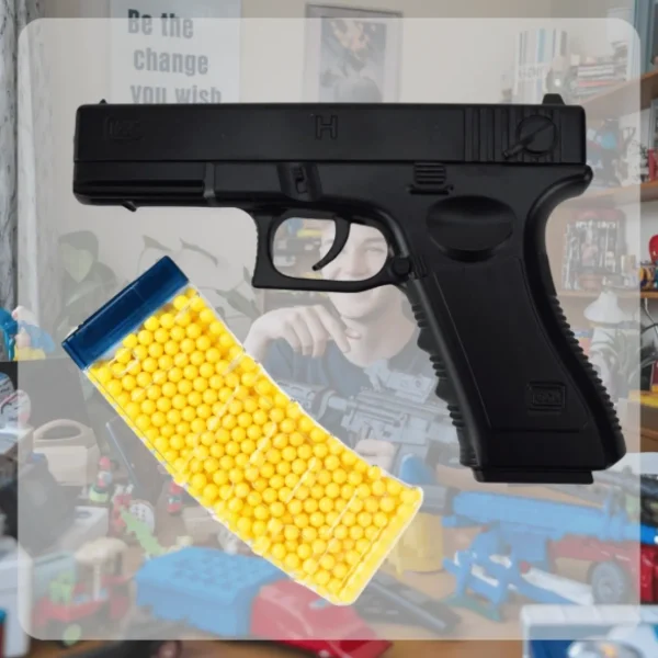 PISTOLET ASG NA KULKI METAL GLOCK REPLIKA ASG