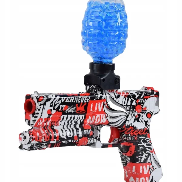 PISTOLET AUTOMAT NA BEZPIECZNE KULKI ŻELOWE KARABIN TŁUMIK