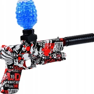 PISTOLET AUTOMAT NA BEZPIECZNE KULKI ŻELOWE KARABIN TŁUMIK