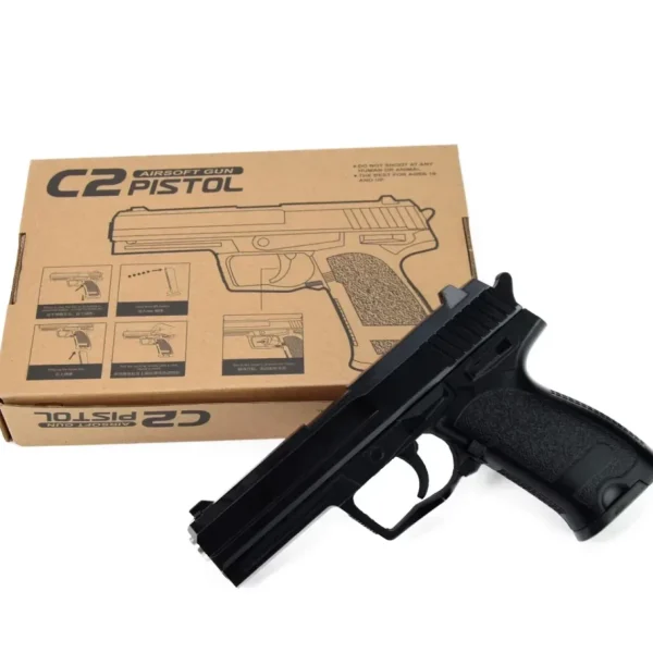 Pistolet C2 Metalowy Replika ASG na Kulki