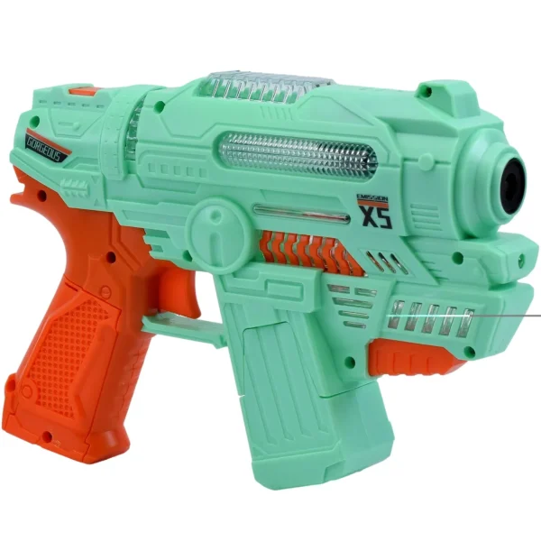 PISTOLET DO BANIEK MYDLANYCH AUTOMAT ŚWIECI GRA