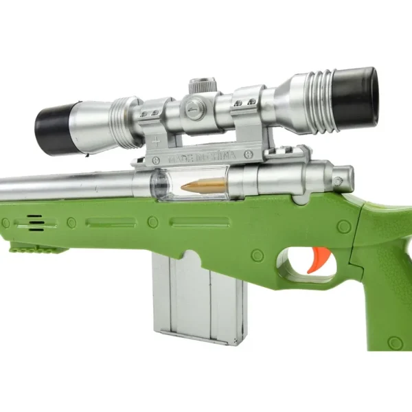Pistolet Karabin Dźwiękowy Świecący Elektryczny