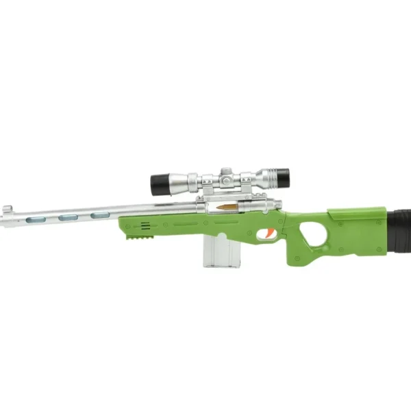 Pistolet Karabin Dźwiękowy Świecący Elektryczny