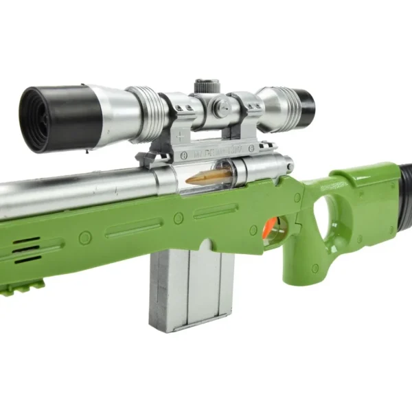 Pistolet Karabin Dźwiękowy Świecący Elektryczny