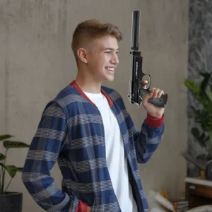 PISTOLET NA KULKI BERETTA REPLIKA METAL ASG TŁUMIK